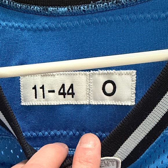 Authentic Game Worn Blue Lions Jersey - Picture 2 of 4